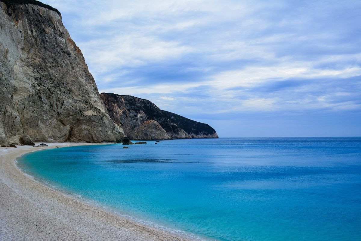 La spiaggia di Porto Katsiki, Lefkada