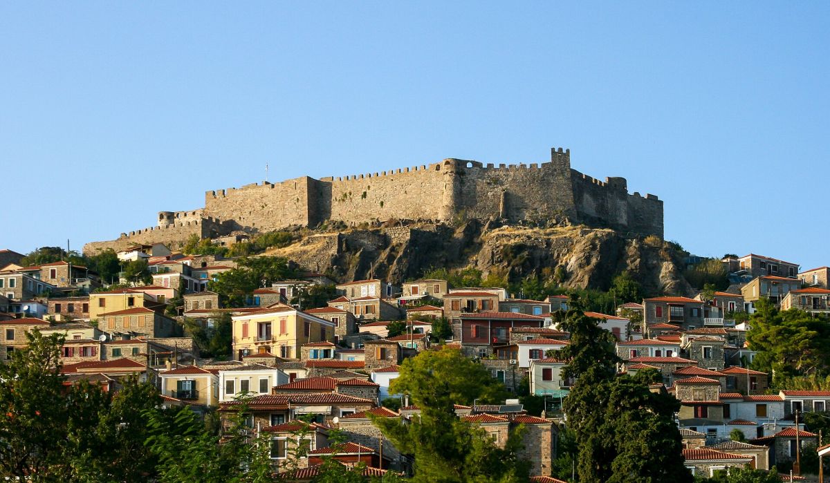 Molyvos col castello, Lesbo