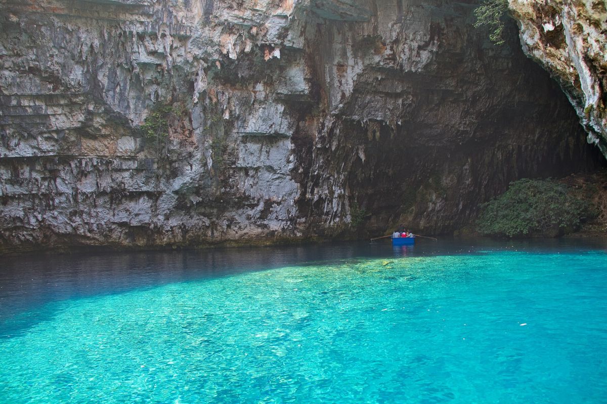 Il lago sotterraneo di Melissani, Cefalonia
