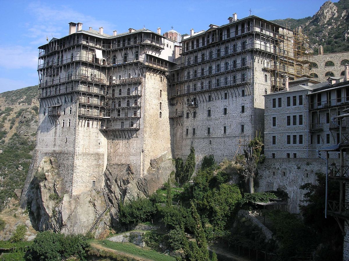 Il monastero di Simonopetra, Monte Athos