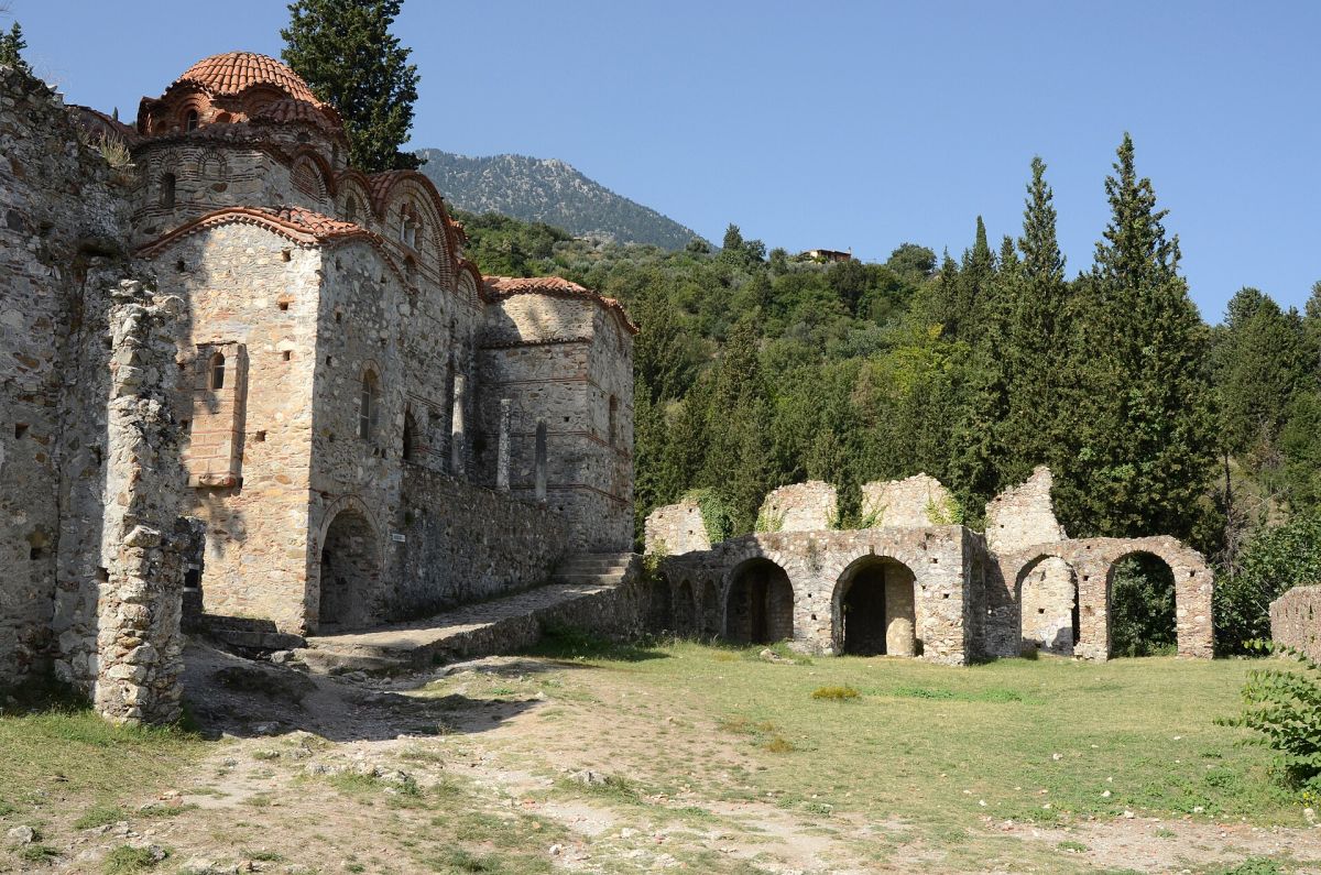 Le rovine bizantine di Mystras