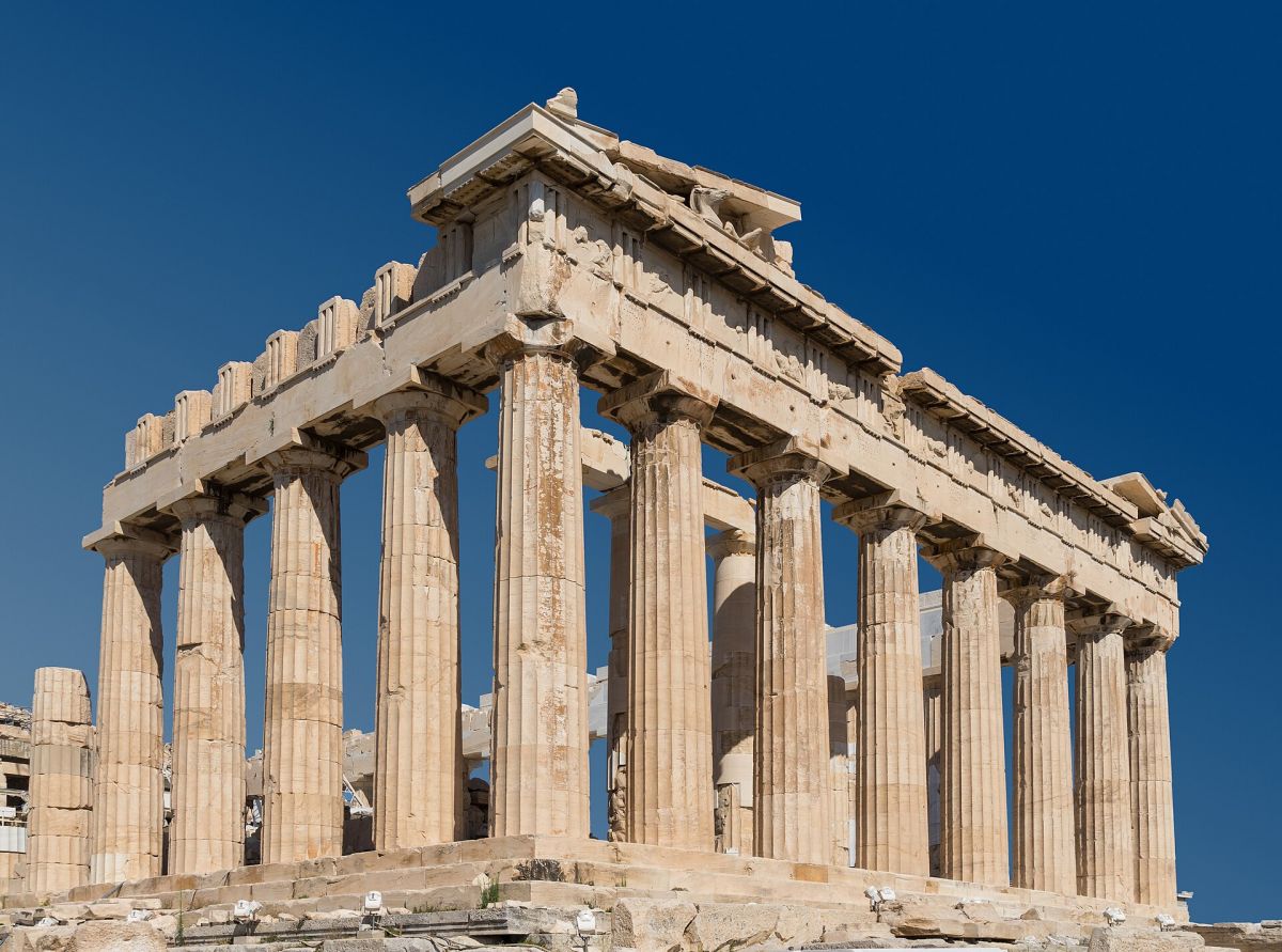 Il Partenone sull'Acropoli di Atene