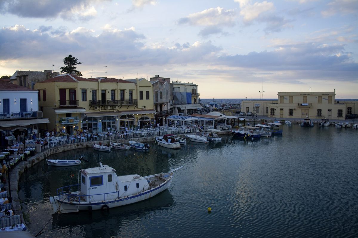 Il porto veneziano di Rethymno, Creta