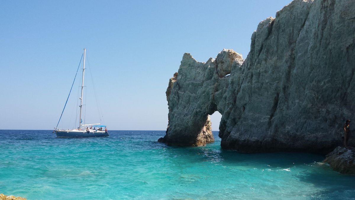L'arco di roccia di Lalaria, Skiathos