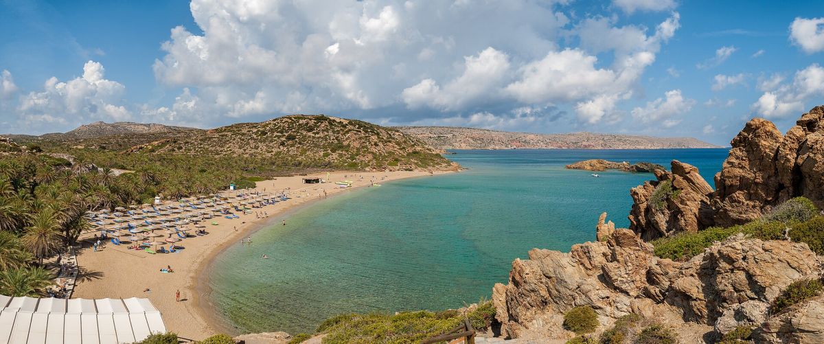 La baia e il palmeto di Vai, Creta
