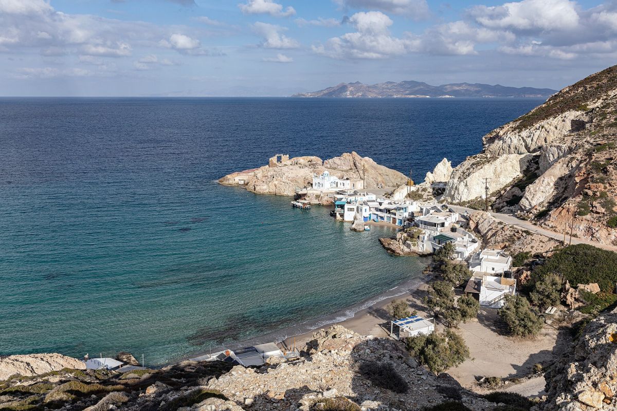 I syrmata colorati di Firopotamos, Milos