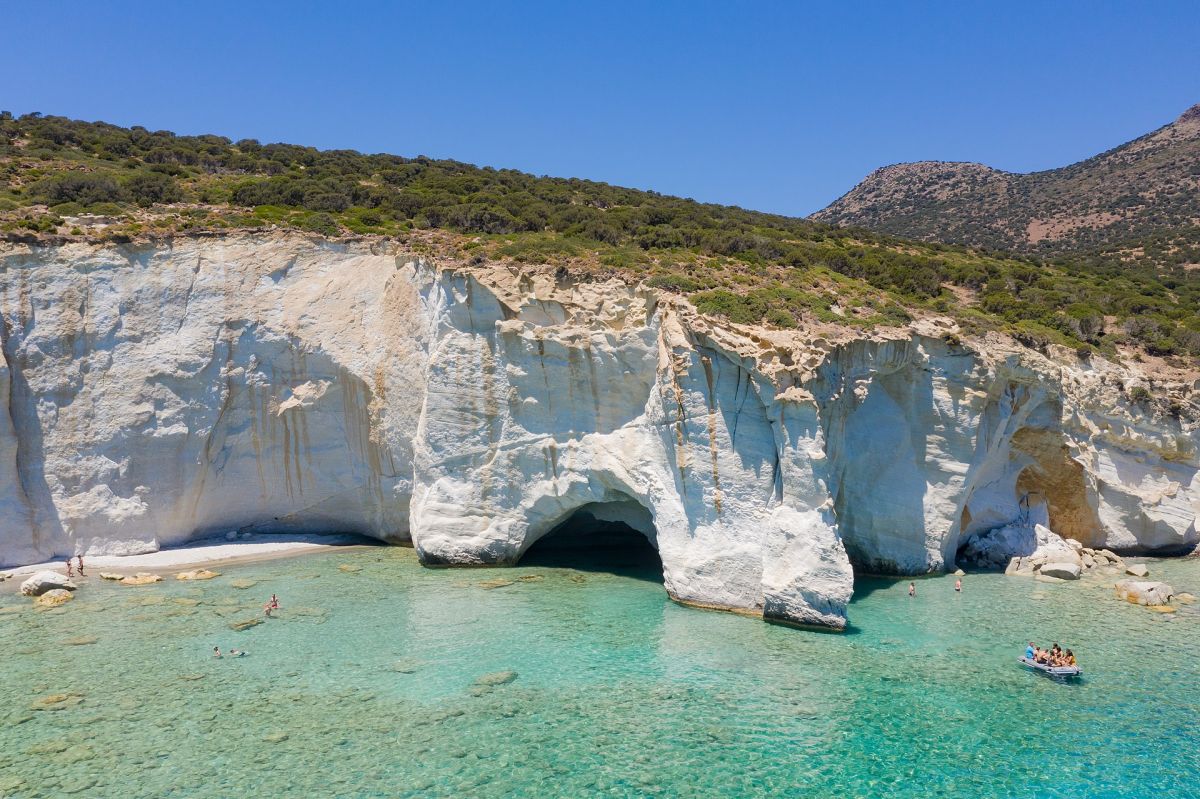 Gli archi e le grotte marine di Kleftiko, Milos