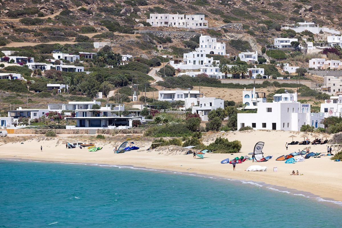 La spiaggia di Mikri Vigla, Naxos