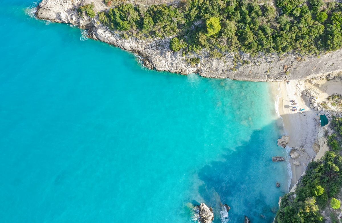 Le acque sulfuree turchesi di Xigia, Zante